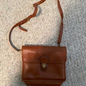 Vintage Leather Coach Crossbody
